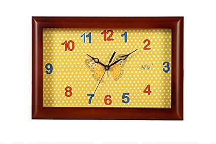 Safal Rectangular Children Series Wooden Wall Clock