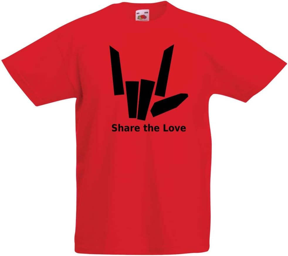 Share The Love T-Shirt for Kid's Unisex Children's Sharer Logo Top