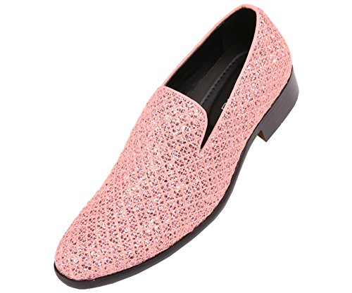Sarlo Mens Dress Shoes Red Metallic Glitter Tuxedo Slip On | Desertcart  BAHRAIN