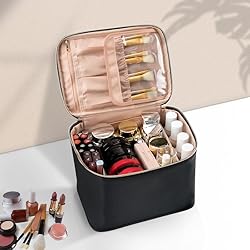 OCHEAL Makeup Bag, Large Travel Makeup Bag Cosmetic