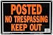 Hy-Ko Aluminum Sign,No Trespassing Property Sign (Pack of 12)