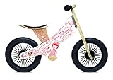 Kinderfeets Retro Wooden Balance Bike, Pretty Princess