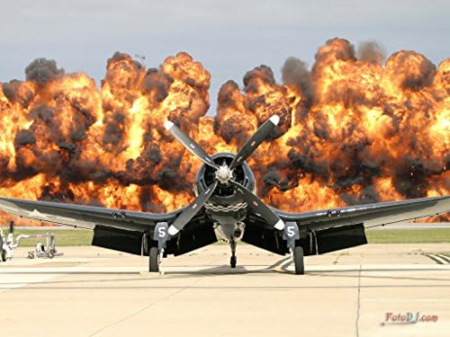 Fu-Corsair-Oceana Wwii Fighter Mouse Pad Mousepad Computer Desktop Supplies 9 1/4 x 7 3/4