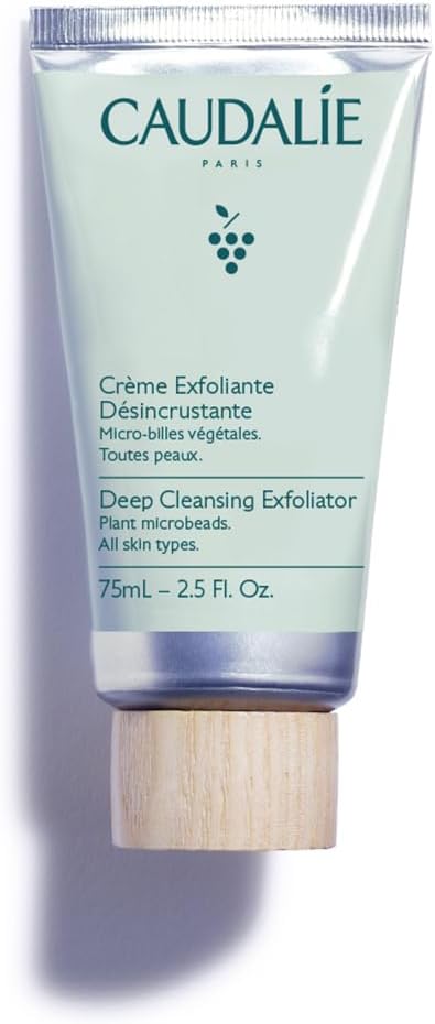 Caudalie Deep Cleansing Exfoliator 75ml 98% Natural Origin Vegan Dermatologist