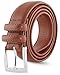 Leather Belts For Men - Mens Tan Brown Belt - 1.25