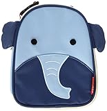 Skip Hop Zoo Kids Insulated Lunch Box, Edi Elephant, Blue