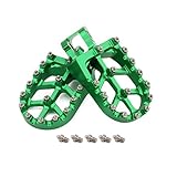 JFG RACING CNC Green Foot Pegs Footpegs Foot Rests Foot Pedals For Kawasaki KX125 KX250 97-01 KX500 88-90
