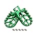 JFG RACING CNC Green Foot Pegs Footpegs Foot Rests Foot Pedals For Kawasaki KX125 KX250 97-01 KX500 88-90