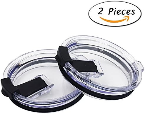 True Leak splash spill proof Lid for Yeti RTIC and other tumblers (20oz, 2 Pack)