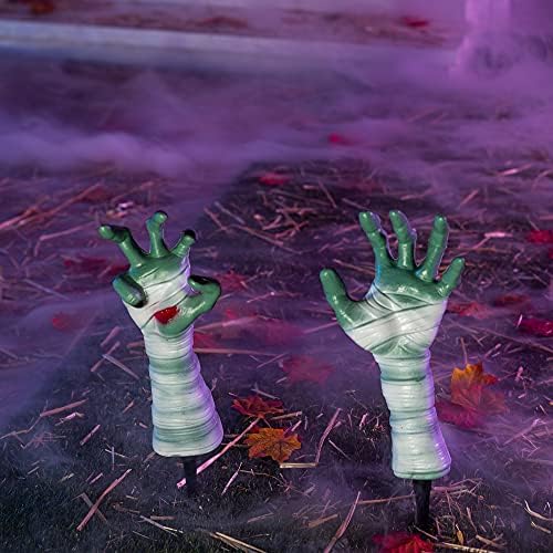 JOYIN Halloween Zombie Hands Groundbreakers Decorations,Realistic