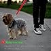 BWOGUE 2 Packs Dog Cat Safety Seat Belt Strap Car Headrest Restraint Adjustable Nylon Fabric Dog Restraints Vehicle Seatbelts Harness Red