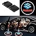 Bearfire 2 Pcs Wireless Car Door Led Welcome Laser Projector Logo Light Ghost Shadow Light Lamp Logos... (fit suzuki)