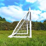 Football Flick 6x4ft Garden Goal 70mm PVC Posts 2 Year Warranty White view 3