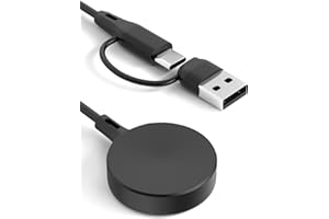 Yaekea 2 in 1 USB C/A Charger Compatible with Samsung Galaxy Watch 8/8 Classic 7/6/6 Classic/5 Pro/5/4/3/FE/Ultra 2025/2024/A