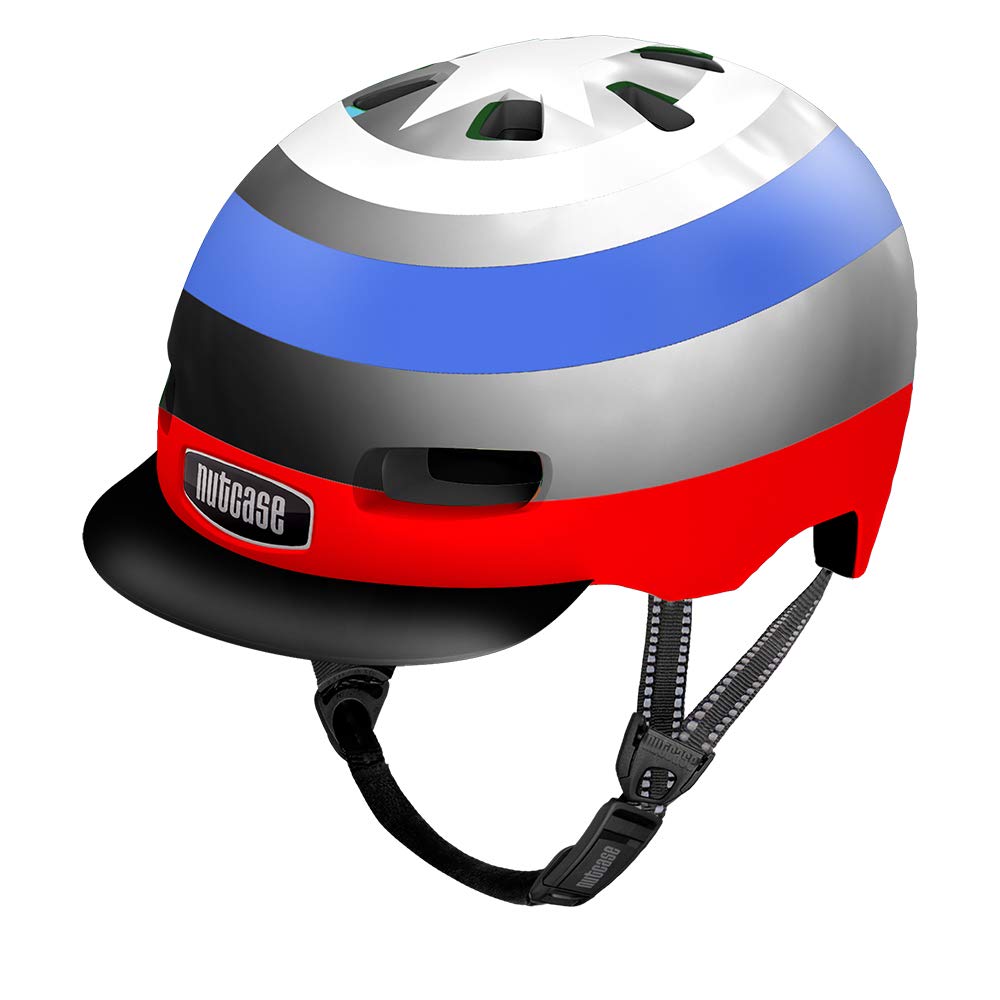 Nutcase Little Nutty-Captain Unisex Youth Helmet, Multicolour, XS