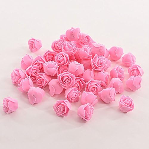 XINGKEJI 144 PCS PE Artificial Rose Mini PE Foam Rose Flower Pe Roses Artificial Flowers Wedding Bride Bouquet Pe Foam DIY Party Festival Home Decor Garland Wreaths Flowers (#03)
