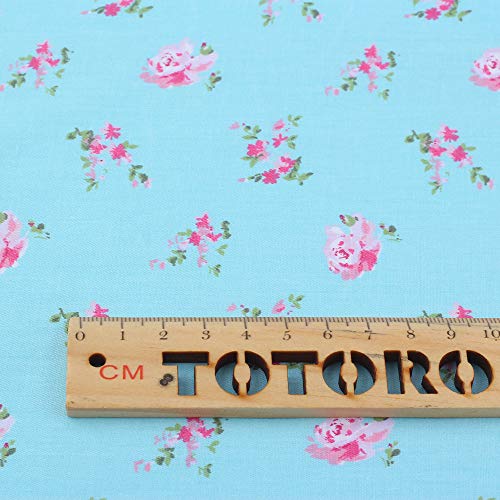 ShuanShuo Blue Series Cotton Fabric Quilting Patchwork Fabric Fat Quarter Bundles Fabric for Sewing DIY Crafts Handmade Bags 40X50cm 8pcs/lot - Thumbnail 4
