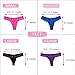 6 Pack Women Thongs Panty Bow Lace Cheeky Thongs Underwear