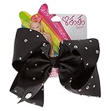 Claire's Girl's JoJo Siwa Large Black Pearl Signature Hair Bow
