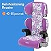 Cosco Pronto Belt-Positioning Booster Car Seat, Petal Pallet