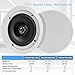 Pyle 5.25″ Pair Bluetooth Flush Mount In-wall In-ceiling 2-Way Speaker System Quick Connections Changeable Round/Square Grill Polypropylene Cone & Polymer Tweeter Stereo Sound 150 Watt (PDICBT552RD)thumb 4