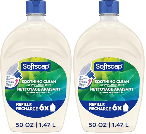 Softsoap Soothing Clean Liquid Hand Soap with New Easy Pour Spout, Kitchen and…