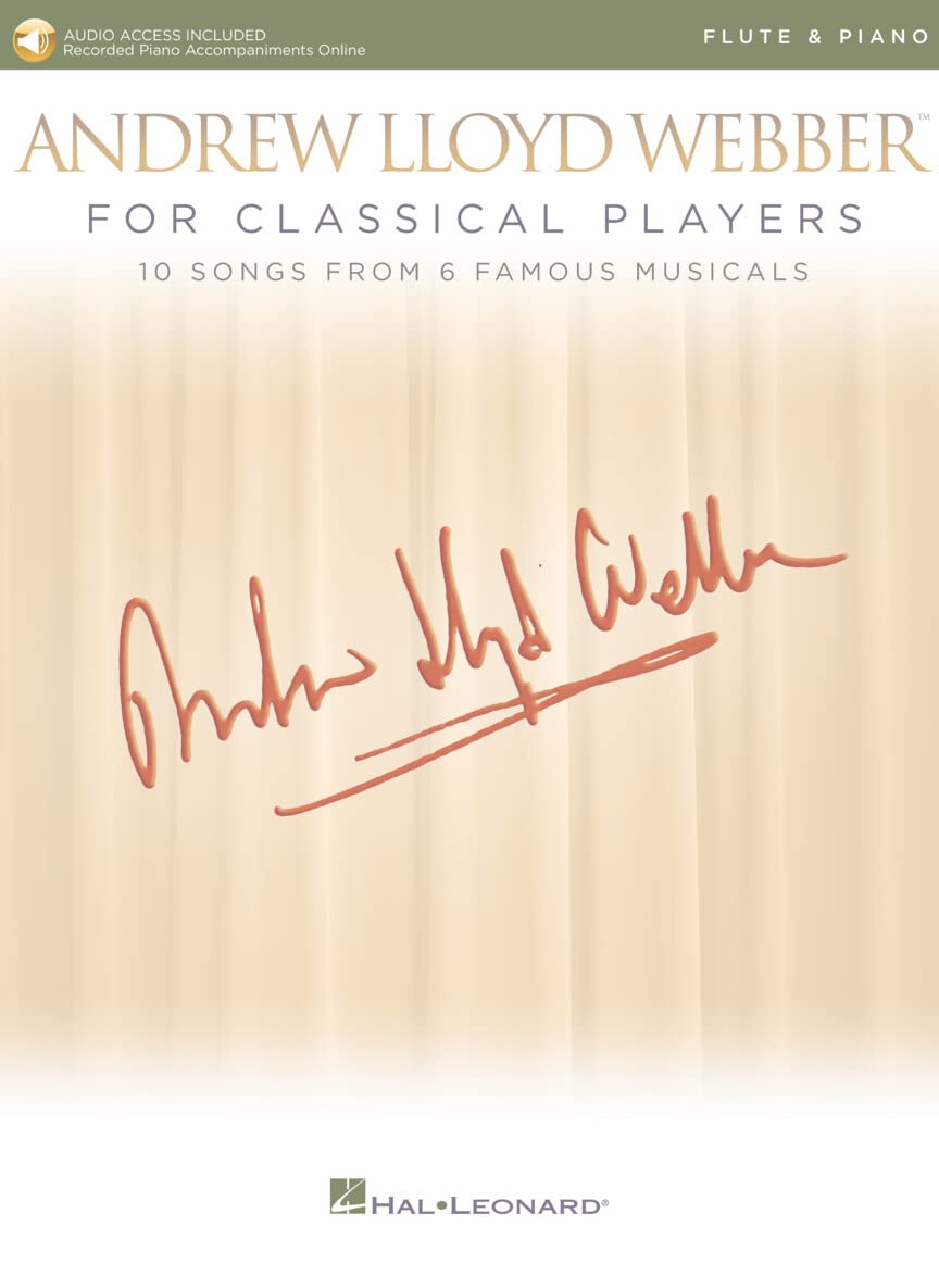 Andrew Lloyd Webber for Classical Players 10 Songs from 6 Musicals