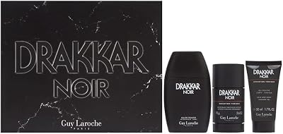 Guy Laroche Drakkar Noir Men 3 Pc Gift Set 3.4oz EDT Spray Deodorant Shower Gel
