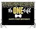 Mocsicka Mr Onederful Backdrop Boy's First Birthday Photography Background 7x5ft Vinyl Black Tie 1st Birthday Party Backdrops