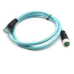BOUUNCIY M12 4 Pin D Code Female to RJ45 Industrial