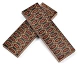 Python Canvas Micarta Knife Handle Scales, 5" X 1-1/2" X 3/8" (Pair of 2)