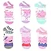 Peppa Pig Little Girls 6 pack Socks (6-8 (Shoe: 10.5-4), Ballet Pink No Show)