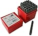 BENCH WIZARD 36 Pc Alpha Numeric Punch Set | 1/4Inch (6MM) | Heat-Treated Carbon Steel Punches| Includes A - Z & 0-9 | Great For Metal, Plastic, Wood, Leather Stamping
