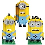 GRHOSE Brand New in Box LOZ Gift Series Diamond Building Block NANO Despicable Me Minions Set of 3
