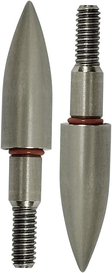 Archery Field Points, Various OD, 100/125/150/200 Grains, Easy Pull Various, Stainless Steel Screw in Archery Field Tips(1 Dozen 12 PCS) : Sports & Outdoors