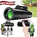 Monocular Telescope for Adult, [Newest 2019] High Power 12x50 Compact Monoculars Scope for Smartphone,Waterproof Shockproof HD BAK4 Prism FMC Monoscope for Bird Watching, Hunting, Camping, Travel