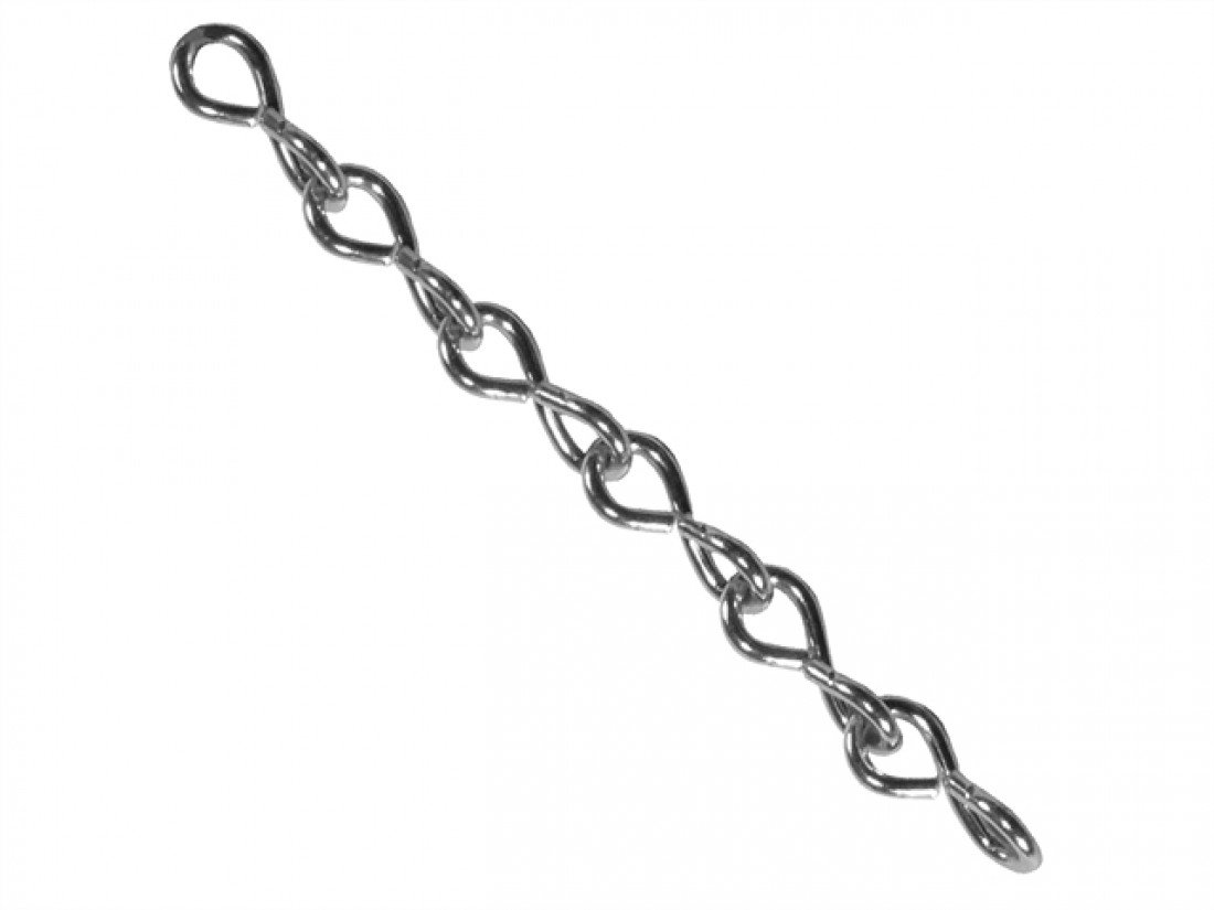 Faithfull FAICHJCUT16Z Jack Chain Zinc Plated Steel 2.5M Length 1.6mm Diameter