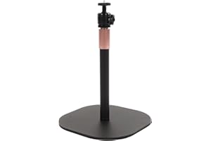 Projector Floor Stand, Alloy Steel Projector Tripod Stand, Adjustable Height 9.8 to 15.7 Inch, Projector Holder Compatible wi