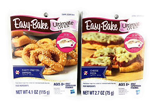 Ultimate Easy Bake Oven Party Pretzel Dippsers and Cheese Pizza Refill Mixes Bundle Set of 2 Refills - Thumbnail 5