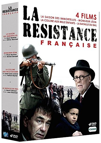 Resistance française : La saison des immortelles + Monsieur Léon + La colline aux mille enfants + La bataille du rail - Pack