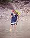 Juvale Waterproof Umbrella Hat, Pride Rainbow (20 in.)