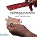 Back Lotion Applicator Easy Reach, Lotion Applicator for Back, Men and Women. Apply lotion to back with Long Reach Handle. Self Application of Suncreen, Self Tanner, Skin Cream, Body Moisturizer BLACK