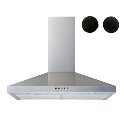 Winflo 30" Convertible Stainless Steel Wall Mount Range Hood