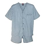 Hanes Men's Short Sleeve Short Leg Pajama Set