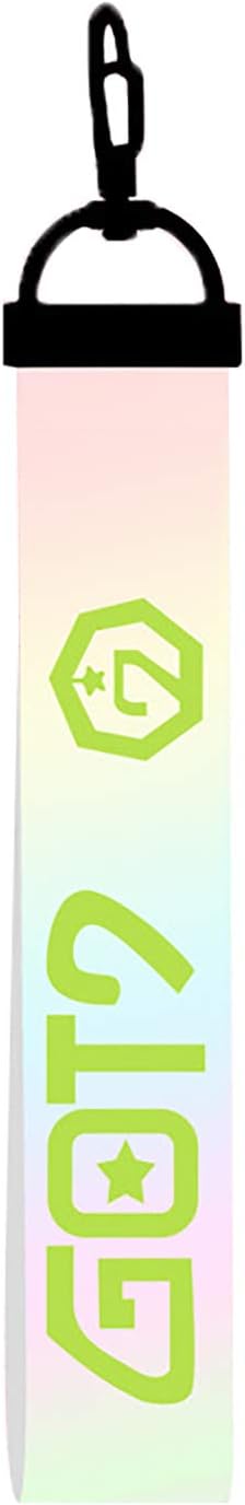 YMine Kpop GOT7 Twice Laser Phone Lanyard Laser Keychain Backpack Pendant Decor