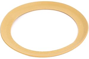 uxcell Air Compressor Compression Piston Ring Replacement Part 72mm OD 56mm ID 1mm Thickness, Yellow