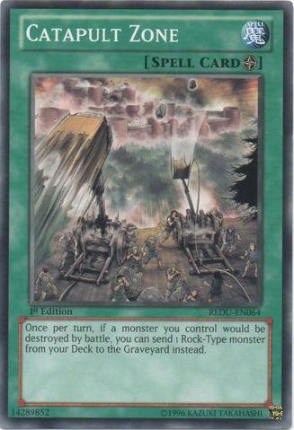 Yu-Gi-Oh! - Catapult Zone (REDU-EN064) - Return of the Duelist - 1st Edition - Common