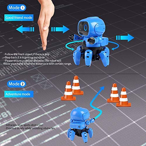 image for Teeggi Robot Toy, DIY Robot Assemble Toy Building Sets,Science Educati