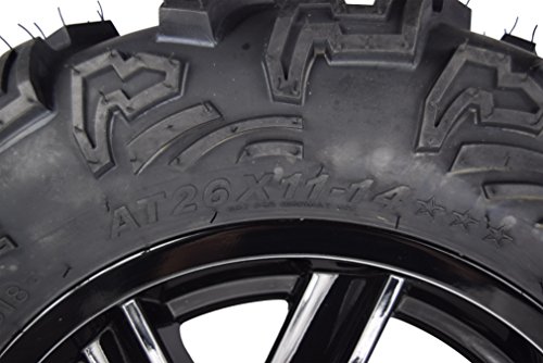MASSFX SL 26" Tall Wheel and Tire Kit for Polaris Sportsman W/ Sedona Chopper Rim - Thumbnail 6