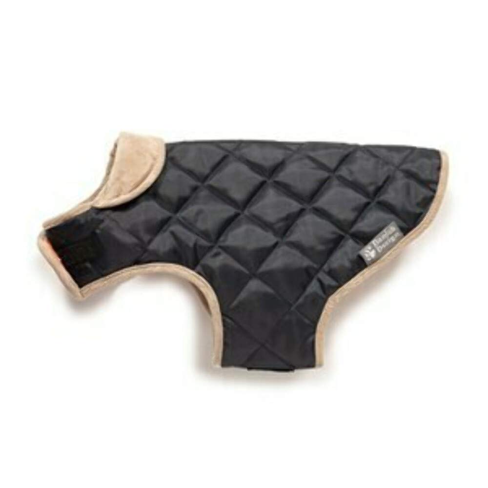 Danish Design Navy Diamond Quilt Shower Proof Thermal Lined Dog/Puppy Coat 20 Inch 50 cm